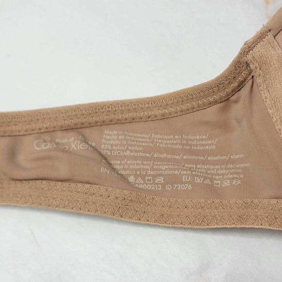 CALVIN Klein Bra 32 a Push Up Nude Adjustable straps - Picture 11 of 16